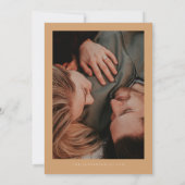 Boho Burnt Sinaasappel herfst Herfst Bloemen Foto  Kaart (Achterkant)