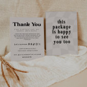 Boho Business bedankpas Bedankkaart