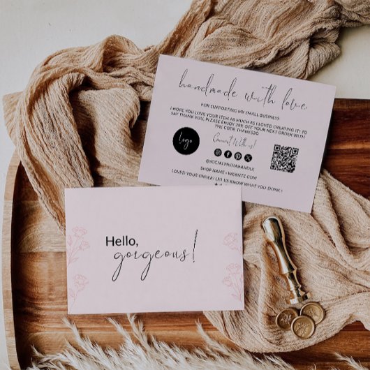 Boho Business bedankpas Bedankkaart