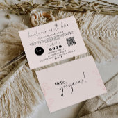 Boho Business bedankpas Bedankkaart