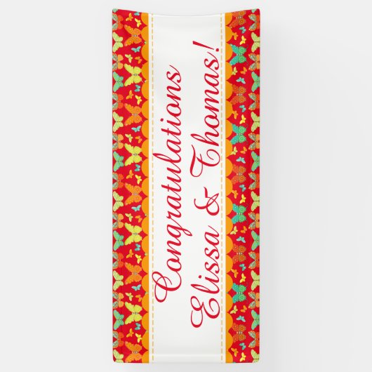 Boho Butterflies - Aangepaste banner (Verticaal)