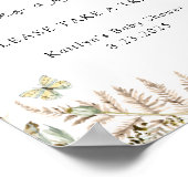 Boho Butterflies Baby's zijn lief Neem een Trein Poster (Hoek)