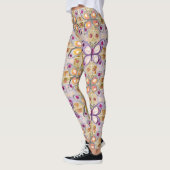 Boho Butterflies Boho Style Pattern Leggings (Links)