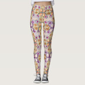 Boho Butterflies Boho Style Pattern Leggings (Voorkant)