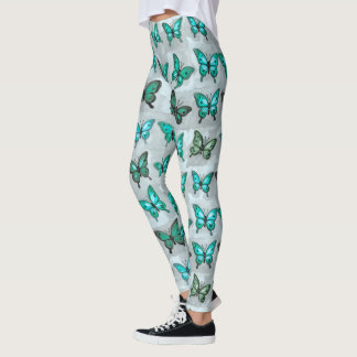 Boho Butterflies Boho Style Pattern Leggings