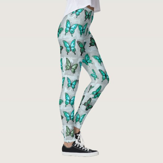 Boho Butterflies Boho Style Pattern Leggings (Rechts)