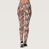Boho Butterflies Boho Style Pattern Leggings (Achterkant)