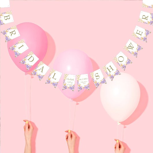 Boho Butterflies Hydrangeas Rustic Vrijgezellenfee Vlaggetjes