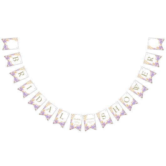 Boho Butterflies Hydrangeas Rustic Vrijgezellenfee Vlaggetjes (Alle)