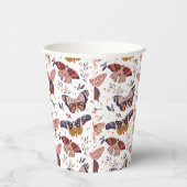 Boho Butterflies Papieren Bekers (Rechts)