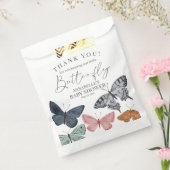 Boho Butterfly Baby shower Dessert Favor Bag Bedankzakje (Gezegeld)