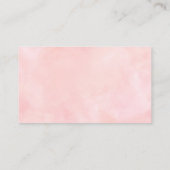 Boho Butterfly Baby shower Diaper Raffle Ticket Informatiekaartje (Achterkant)