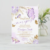 Boho Butterfly Baby shower in het Spaans Kaart (Staand voorkant)