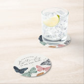 Boho Butterfly Baby shower Onderzetter (Insitu)