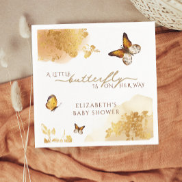 Boho Butterfly Baby shower Servet