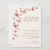 Boho Butterfly Bachelorette Weekend Route Kaart (Voorkant)