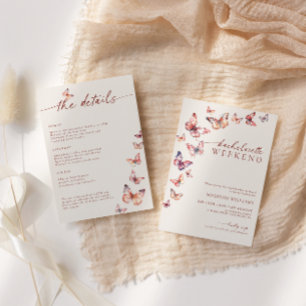 Boho Butterfly Bachelorette Weekend Route Kaart