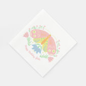 Boho Butterfly Birthday Servet (Hoek)