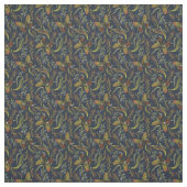 Boho Butterfly Blue Floral Pattern Stof (Swatch)