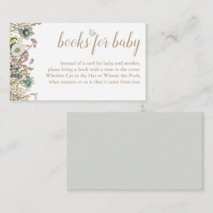 Boho Butterfly Books for Baby Enclosure Kaart