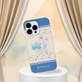 Boho Butterfly & Botanical iPhone 14 Pro Max Hoesje