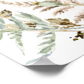 Boho Butterfly Douche Zitkaart Poster