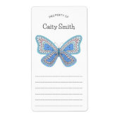 Boho Butterfly eigendom van  Etiket (Voorkant)