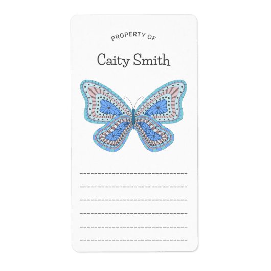 Boho Butterfly eigendom van Etiket (Voorkant)