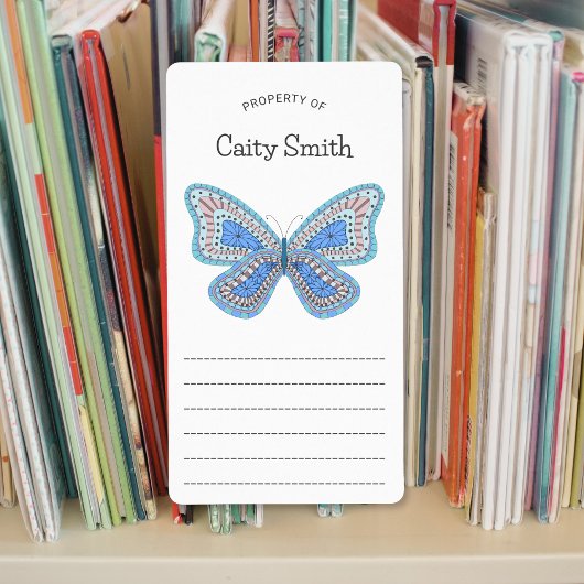Boho Butterfly eigendom van  Etiket