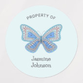 Boho Butterfly eigendom van Labels (Design 2)