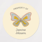 Boho Butterfly eigendom van  Labels (Design 1)