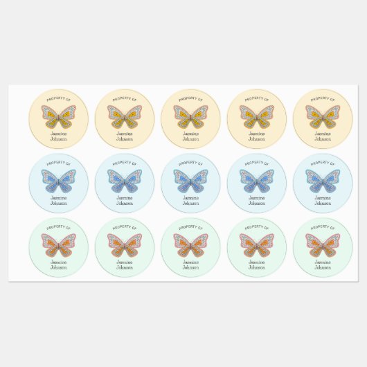 Boho Butterfly eigendom van  Labels (Vel)