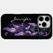Boho Butterfly Feather Dreamcatcher Case-Mate iPhone Case (Achterkant (horizontaal))