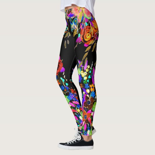 Boho Butterfly Garden Leggings (Links)