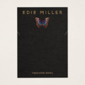 Boho Butterfly Ketting Bracelet Display Card Visitekaartje (Voorkant)