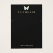 Boho Butterfly Ketting Bracelet Display Card Visitekaartje (Voorkant)