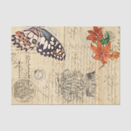 Boho Butterfly Linkerblad Tissuepapier