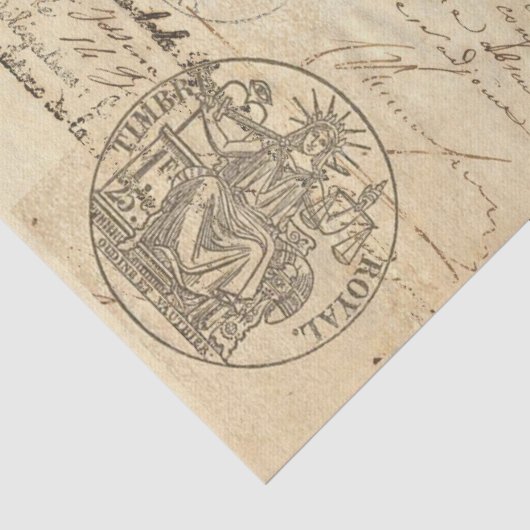 Boho Butterfly Linkerblad Tissuepapier (Detail)