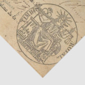 Boho Butterfly links 18 lb ontkoppelingspagina Tissuepapier (Detail)