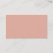 Boho Butterfly Luier Raffle Ticket – Blush Pink Informatiekaartje (Achterkant)