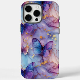  Boho Butterfly Marble iPhone iPhone 16 Pro Max Hoesje