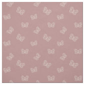 Boho Butterfly Modern Girly Spring Animal Mauve Stof (Swatch)