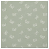 Boho Butterfly Modern Girly Spring Animal Sage Stof (Swatch)