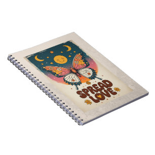 Boho Butterfly Notitieboek – Verspreid Liefde Dagb