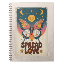 Boho Butterfly Notitieboek – Verspreid Liefde Dagb