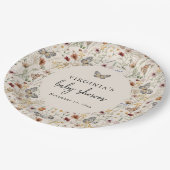 Boho Butterfly Papieren Bordje (Gekanteld)