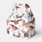 Boho Butterfly Pattern Bedankdoosjes (Voorkant Zijde)