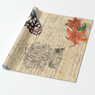 Boho Butterfly Poster Cadeaupapier