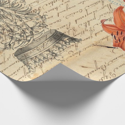 Boho Butterfly Poster Cadeaupapier (Hoek)