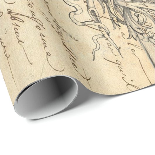 Boho Butterfly Poster Cadeaupapier (Rol Hoek)